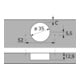 Winkelscharnier Sensys W90 TH 52 vern.HETTICH