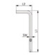 Winkelschraubendreher ISO2936D 6KT SW7mm geh./vern. CV. Stirnkanten gefast AMF