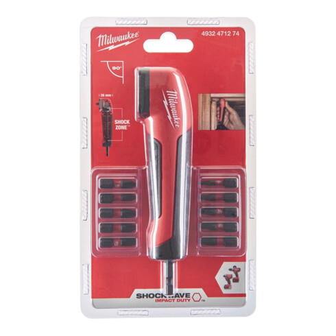 Winkelschraubervorsatz SHOCKWAVE™ RAA 1/4 Zoll MILWAUKEE