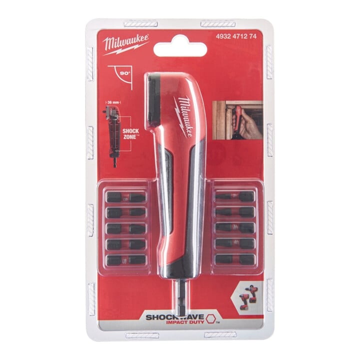 Winkelschraubervorsatz SHOCKWAVE™ RAA 1/4 Zoll MILWAUKEE