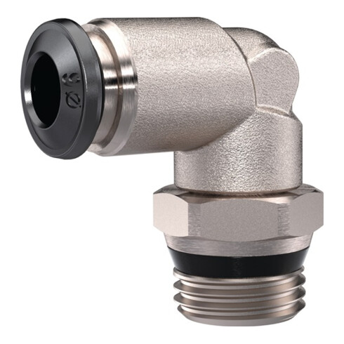 Winkelsteckverschraubung univ.short AG 1/2 Zoll SW 21mm drehb.kon.8mm RIEGLER