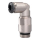 Winkelsteckverschraubung univ.short AG 1/4 Zoll SW 15mm drehbar,lang kon.8mm
