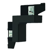 Winkelverbinder schw. 18x18mm, 10 mm breit