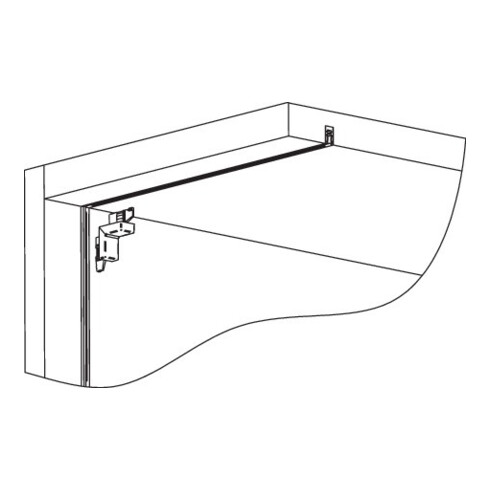 Winkelverbinder schw. 18x18mm, 10 mm breit