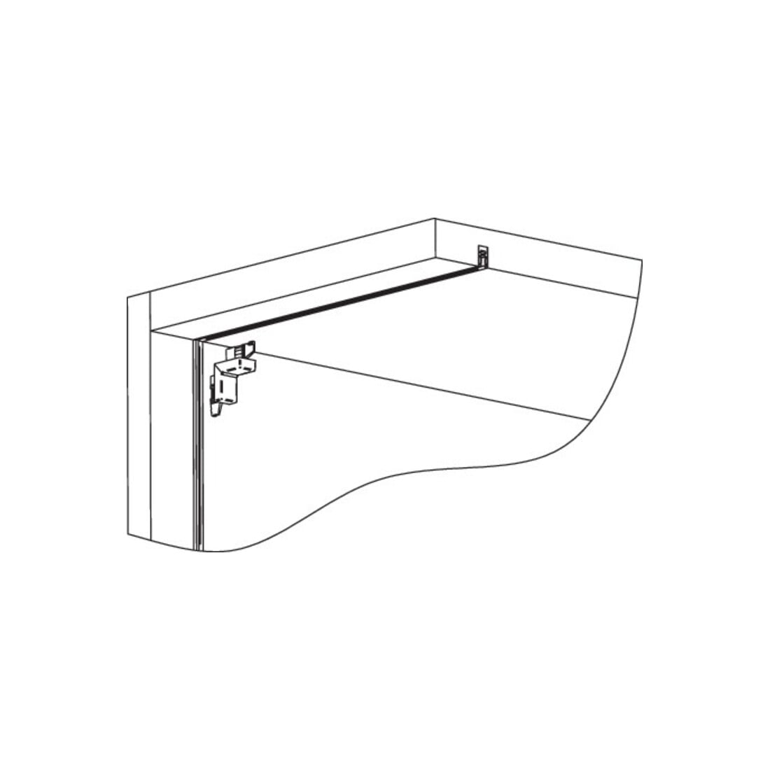 Winkelverbinder schw. 18x18mm, 10 mm breit