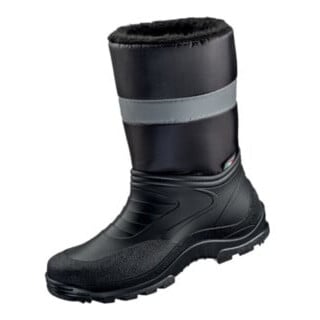 Skagen Bottes d’hiver noir PVC/Nylon avec bandes réfléchissantes