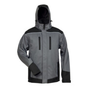 Wintersoftshelljacke Ajax Gr.XL grau/schwarz 100% PES FELDTMANN