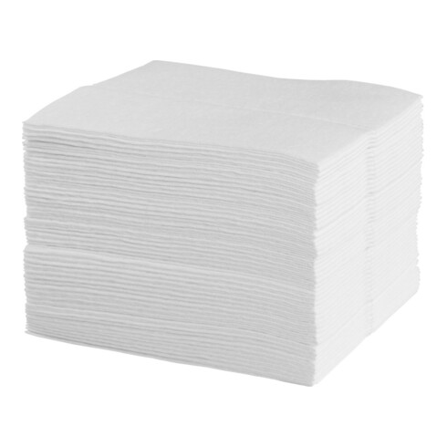 WIPEX Chiffons non tissés SOFT blanc 50 pièces 30 x 38 cm pliés en Z
