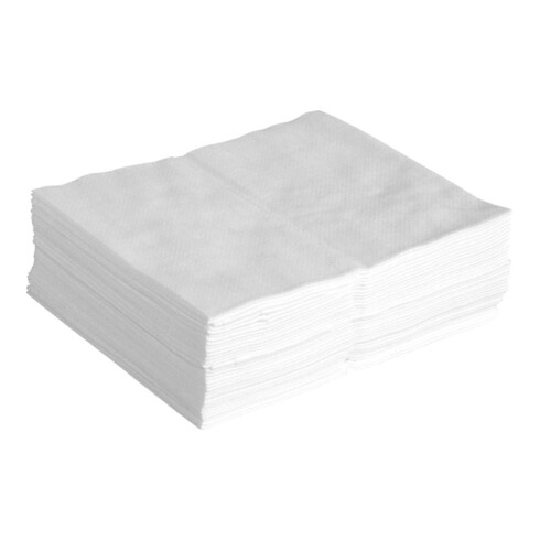 WIPEX SPEZIAL Chiffons essuyage/polissage blancs 40 pcs 30 x 38 cm pliés en Z