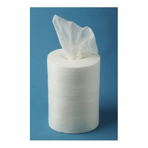 WIPEX WET Desi Rouleau de non-tissé premium, blanc 20 x 38 cm 100% PET