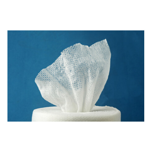 WIPEX WET Desi Rouleau non-tissé basic, blanc 20 x 38 cm 100 % PET