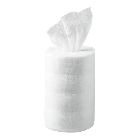 WIPEX WET Desi Rouleau non-tissé basic, blanc 20 x 38 cm 100 % PET