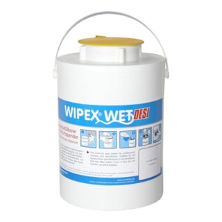 WIPEX WET Distributeur de lingettes humides, jaune plastique