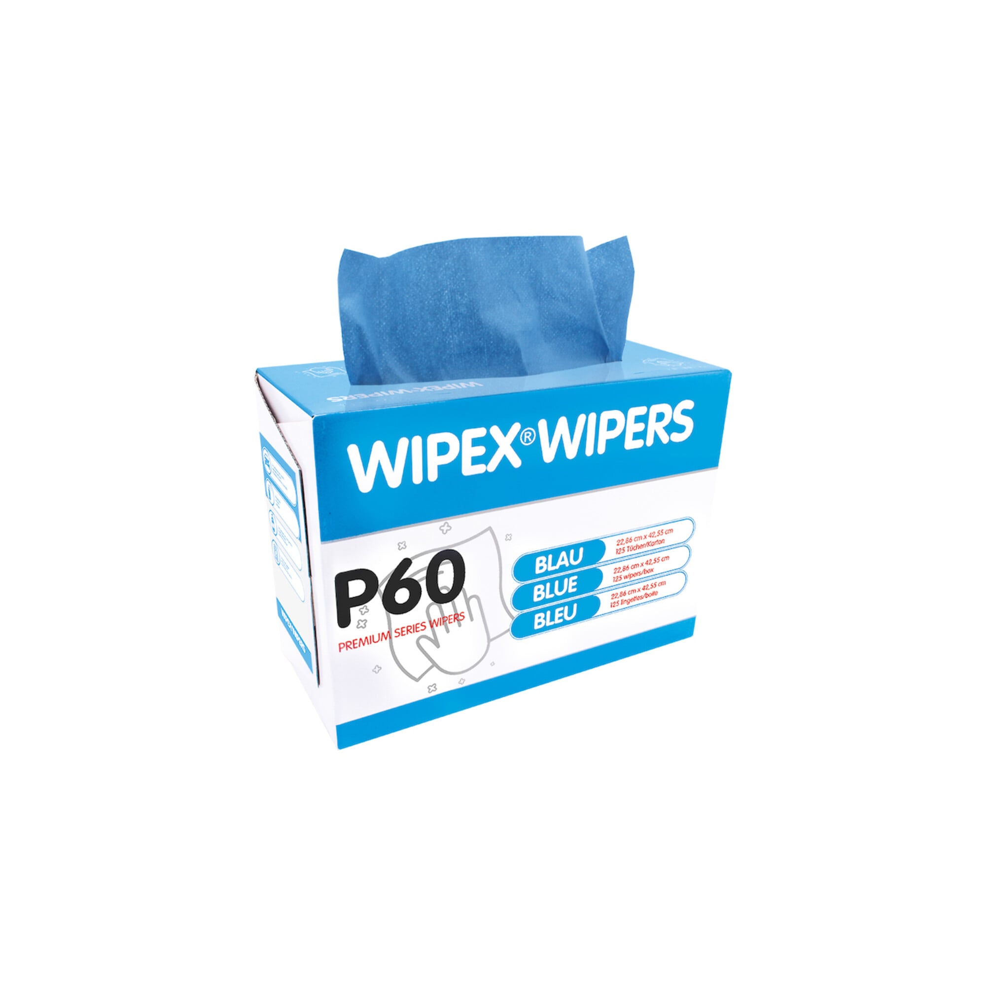 WIPEX Wipers Tuchgröße ca. 23 x 42 cm 125 Tücher pro Box