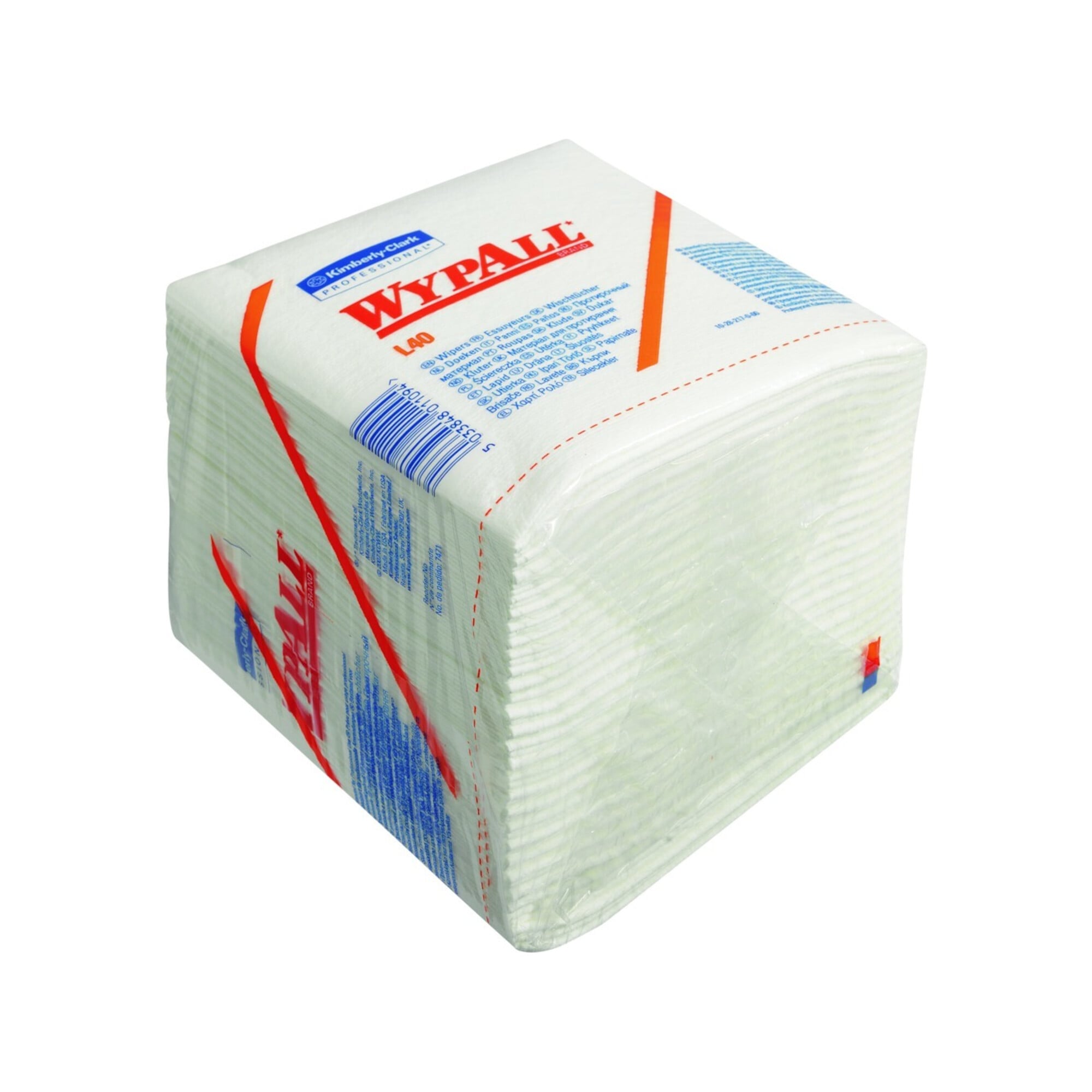 Wischtuch WYPALL L 40 7471 L305xB318ca.mm weiß 1-lagig,viertelgefaltet ; Kimberly-Clark