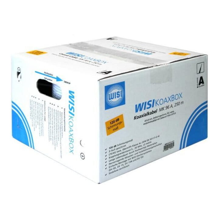 WISI Câble coaxial en bobine MK 96 A 75 OHM 250 m WS