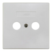 Wisi Plaque de recouvrement 2 trous 75x75 mm DW42-1