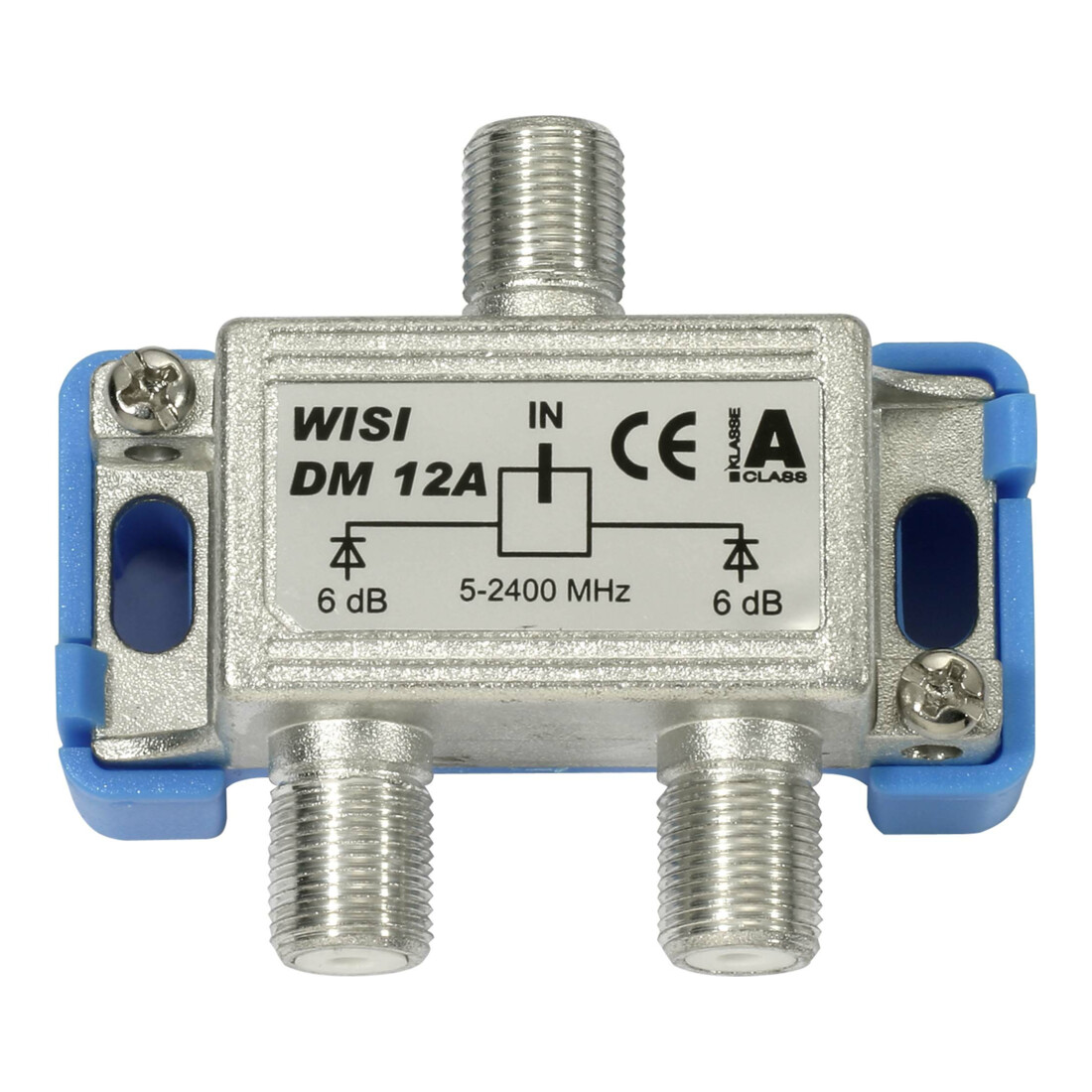 Wisi Répartiteur 2 voies 5-2400 MHz, 6 dB DM12A