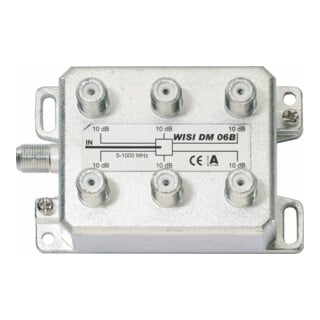 Wisi Répartiteur 6 voies 5-1000 MHz, 10 dB DM06B