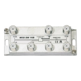 Wisi Répartiteur 6 voies 5-2400 MHz, 13 dB DM16B
