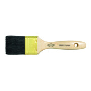 wistoba Pinceau plat Premium poils noirs laiton-1