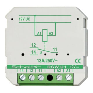 Wöhner Impulsschalter RSW U1 12V DC kompakt 43 x 43 x 18,5mm
