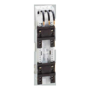 Wöhner Adaptateur de barres omnibus avec 2 rails de support, 25A 32400-1