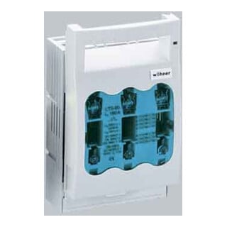 Wöhner Disjoncteur-sectionneur NH00 160A avec collier 70 mm² 33221