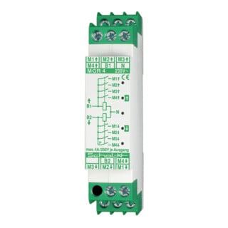 Wöhner Relais de groupe moteur MGR 4 230VAC pour 4 moteurs