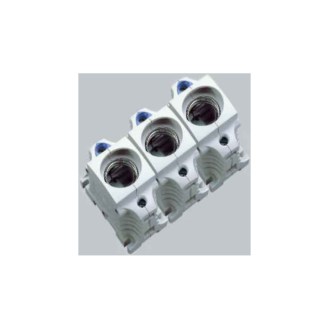 Wöhner Socle d’encastrement D 3 pôles 31174