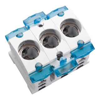 Wöhner Support de fusible encastrable D0 E18/63A/400V, 3 pôles 31306