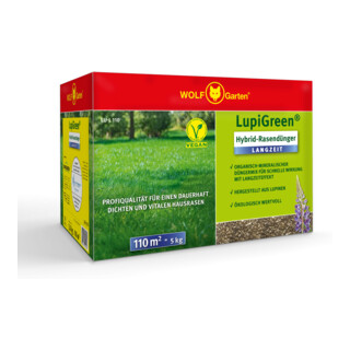 WOLF-Garten Engrais gazon longue durée Lupigreen Hybrid pour 110 m²