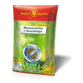 WOLF-Garten Moosvernichter + Rasendünger SW 400 14 kg
