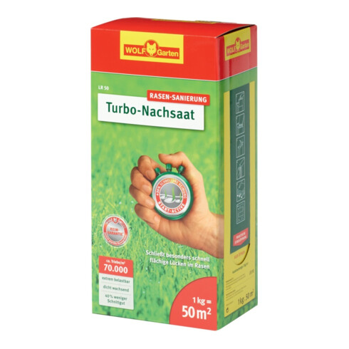 WOLF-Garten Rasensamen LR 50 Turbo-Nachsaat