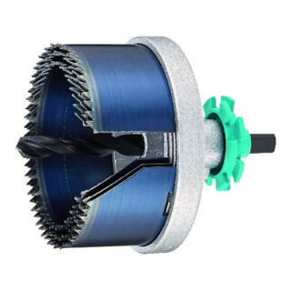 wolfcraft Scie-cloche Super 3 pièces 8 mm avec foret de centrage SB