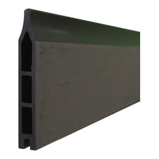 WOLLBACH WPC-Lamelle 1750 x 140 x 20 mm anthrazit glatt gebürstet