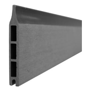 WOLLBACH WPC-Lamelle 1750 x 140 x 20 mm grau glatt gebürstet