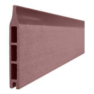 WOLLBACH WPC-Lamelle mokka 1750 x 140 x 20 mm glatt gebürstet