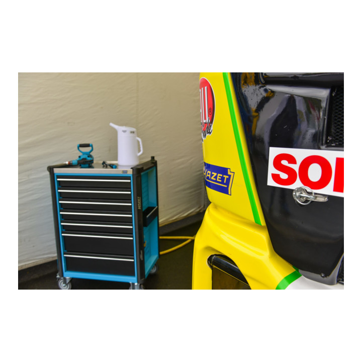 Workshop trolley Assistant 179NX-7/136 ∙ Tiroirs à plat : 5 x 77 x 522 x∙ 398 mm x Tiroirs hauts : 2 x 162 x 522 x 398 mm HAZET