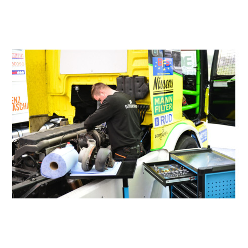 Workshop trolley Assistant 179NX-7/136 ∙ Tiroirs à plat : 5 x 77 x 522 x∙ 398 mm x Tiroirs hauts : 2 x 162 x 522 x 398 mm HAZET