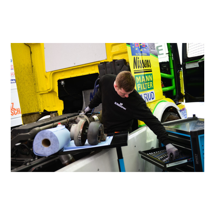 Workshop trolley Assistant 179NX-7/136 ∙ Tiroirs à plat : 5 x 77 x 522 x∙ 398 mm x Tiroirs hauts : 2 x 162 x 522 x 398 mm HAZET