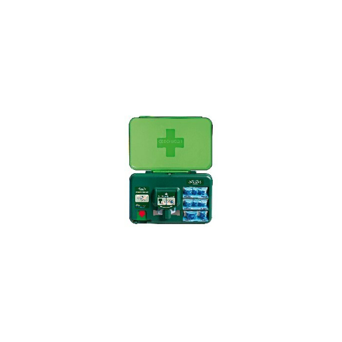 Wound Care Dispenser blue Erste Hilfe Spender CEDERROTH