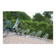 WSM Support vélo avec 3 emplacements roues 90 degrés galvanisé à chaud démonté-1