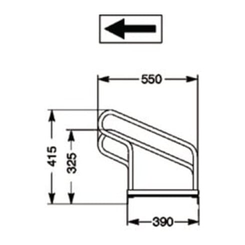 WSM Support vélo avec 3 emplacements roues 90 degrés galvanisé à chaud démonté