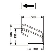 WSM Support vélo avec 6 emplacements roues 90 degrés galvanisé à chaud démonté-3
