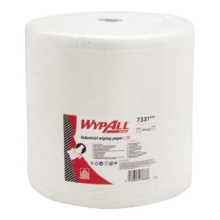 WypAll Industriewischtücher L30, Jumborolle, 1 Rolle x 1.000 Wischtücher, 3-lagig, weiß