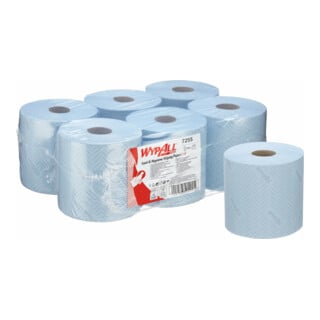 WypAll L10 Papierreinigungstücher für Lebensmittel + Hygiene, 6 Rollen x 800 Papierreinigungstücher