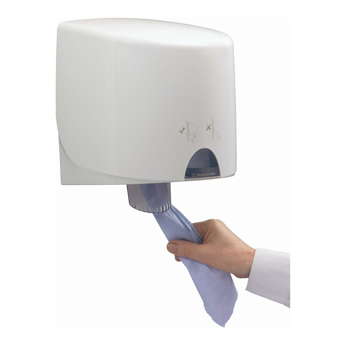 WypAll L10 Papierreinigungstücher für Lebensmittel + Hygiene, 6 Rollen x 800 Papierreinigungstücher