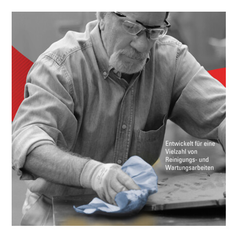 WypAll L20 Wischtücher Putztücher für Instandhaltungsarbeiten, Jumborolle x 500 Reinigungstücher, 2-lagig, blau