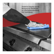 WypAll Papierwischtücher für Lebensmittel & Hygiene, 6 Rollen x 630 Wischtücher, 1-lagig, blau-5